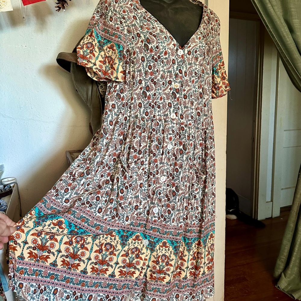 Floral Bohemian Dress